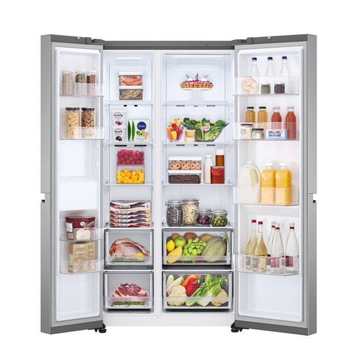 LG Kulkas Side by Side 655 Liter - GC-B257SLVL